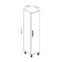 Hanah Home Seul - Armario multiusos Blanco